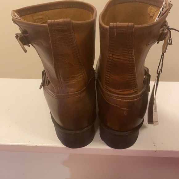 Frye Engineer 8R Leather Boot in Dark Brown - Picture 5 of 11